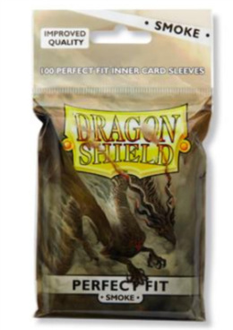 Dragon Shield Standard Perfect Fit Sleeves - Smoke