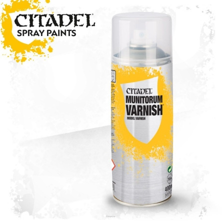 CITADEL MUNITORUM VARNISH SPRAY 400ml CITADEL MUNITORUM VARNISH SPRAY 400ml
