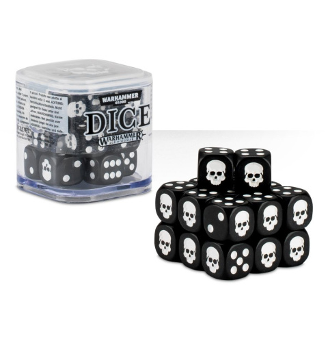 CITADEL 12mm DICE SET- Black