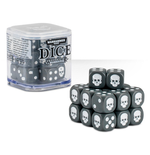 CITADEL 12mm DICE SET- Grey