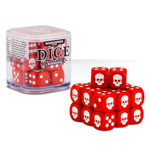 CITADEL 12mm DICE SET- Red