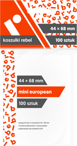 Koszulki Rebel 44x68 mm Mini European