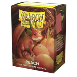 Dragon Shield Matte Dual Sleeves - Peach Piip
