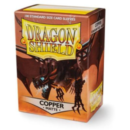 Dragon Shield Matte Sleeves - Copper Draco Primus