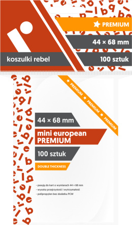 Koszulki Rebel 44x68 mm Mini European Premium