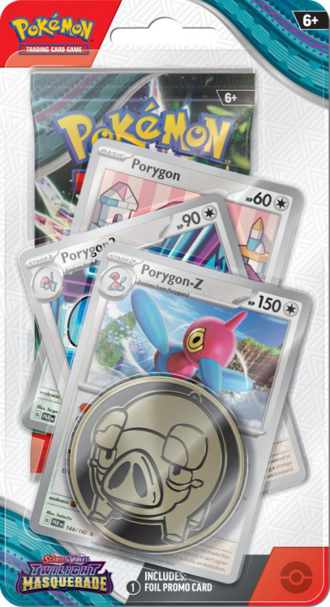 Pokemon TCG: Twilight Masquerade Premium Checklane Blister - Porygon