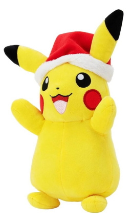 Pokemon Plush Pikachu w czapce Mikołaja