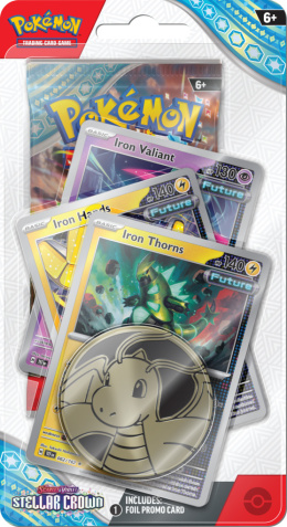 Pokemon TCG: Stellar Crown Premium Checklane Blister - Iron Thorns