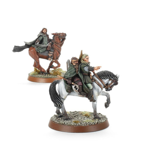 The Three Hunters Mounted