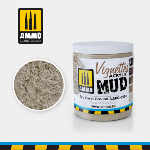 Acrylic Mud - Vignettes - Dark Mud Ground (100 ml)