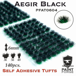 Aegir Black Tufts 6mm 140 szt