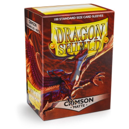 Dragon Shield Standard Sleeves Matte - Crimson