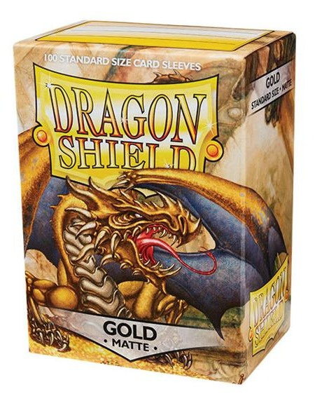 Dragon Shield Standard Sleeves Matte - Gold