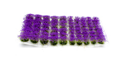 Lavender Purple Flowers Tufts 6mm 70szt