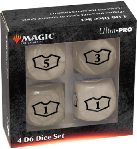 MTG 22 mm Deluxe Loyalty Dice Set - White Mana