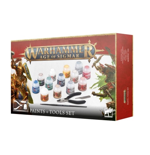 AGE OF SIGMAR: PAINTS + TOOLS SET