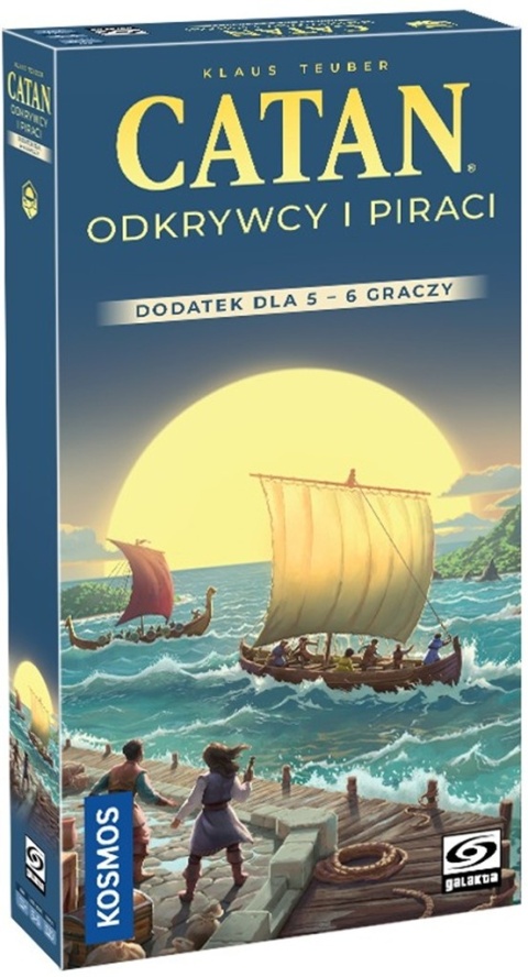 Catan Odkrywcy i Piraci - dodatek dla 5-6 graczy edycja 2025