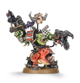ORK WARBOSS WITH ATTACK SQUIG MO