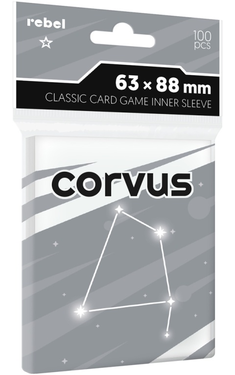 Koszulki Rebel 63x88 mm CCG - Corvus Inner Sleeve Light