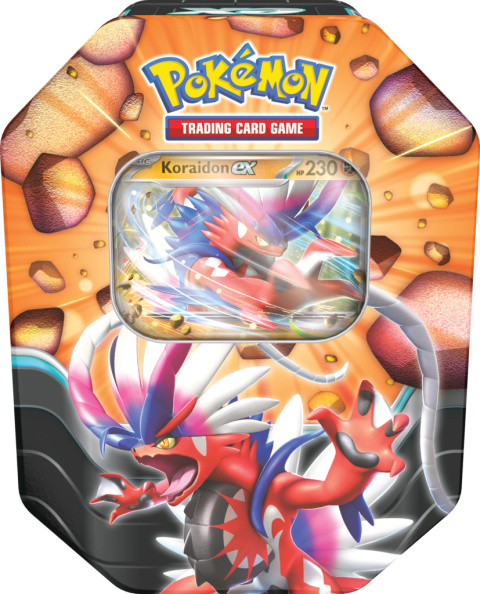 Pokemon TCG: Slashing Legends Tin - Koraidon ex Pokemon TCG: Slashing Legends Tin - Koraidon ex