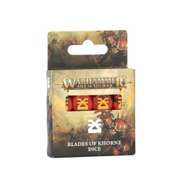 AGE OF SIGMAR BLADES OF KHORNE DICE