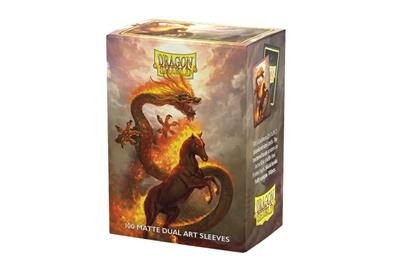 Dragon Shield Matte Dual Art Sleeves - Fire Horse 2026