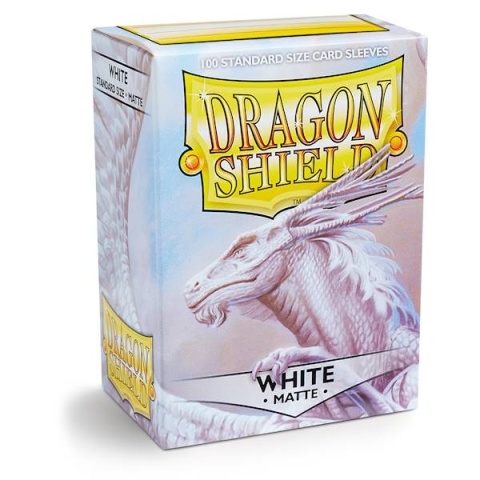 Dragon Shield Standard Sleeves - Matte White
