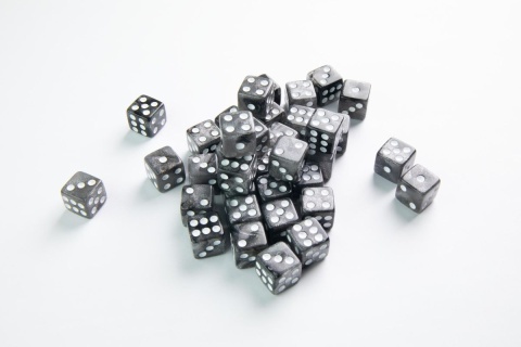 Galaxy Series - Moon - D6 Dice Set 12 mm (36 pcs)