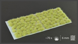 Grass tufts - 6 mm - Light Green (Small)