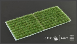 Grass tufts - 6 mm - Strong Green (Small)