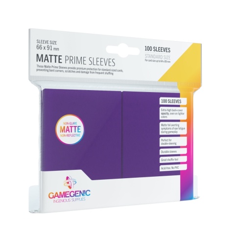 Koszulki Gamegenic Matte Prime CCG 66x91 mm - Purple