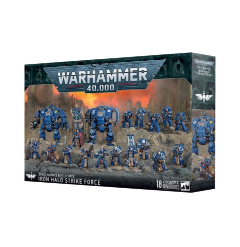 BATTLEFORCE SPACE MARINES IRON HALO STRIKE FORCE