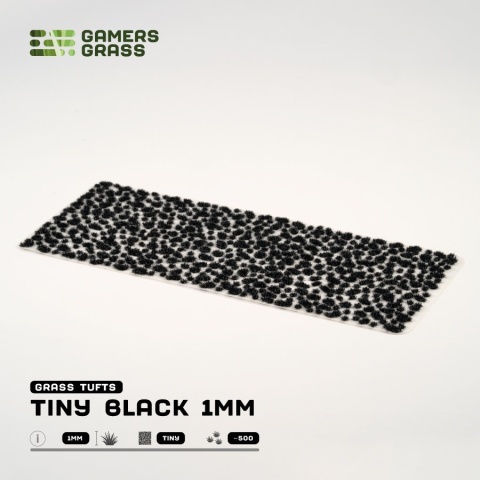 Tiny Tufts - Tiny Black 1mm
