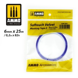 Ammo: Softouch Velvet Masking Tape 2 (6 mm x 25 m)