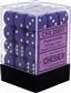 Chessex Opaque 12mm d6 with pips Dice Blocks (36 Dice) - Purple with white