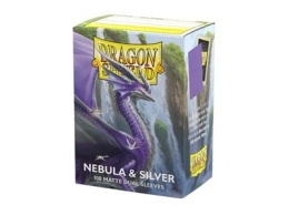 Dragon Shield Matte Dual Sleeves - Nebula & Silver