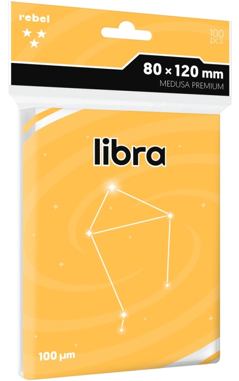 Koszulki Rebel 80x120 mm CCG - Libra Premium