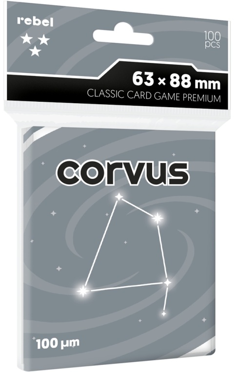 Koszulki Rebel 63x88 mm CCG Premium - Corvus