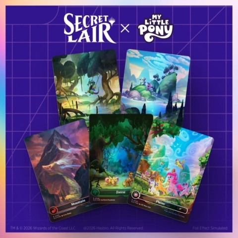 MTG - Secret Lair x My Little Pony Lands of Equestria