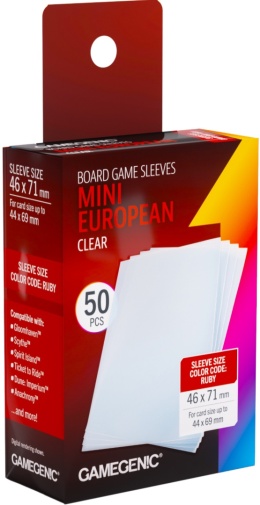 Gamegenic Koszulki Mini European 46x71 mm - 50 sztuk