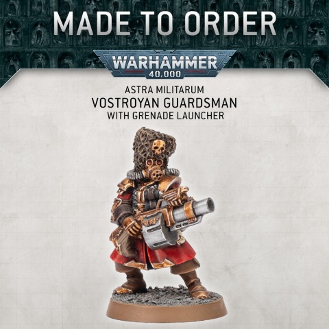 VOSTROYAN GUARDSMAN WITH GRENADE LAUNCHER